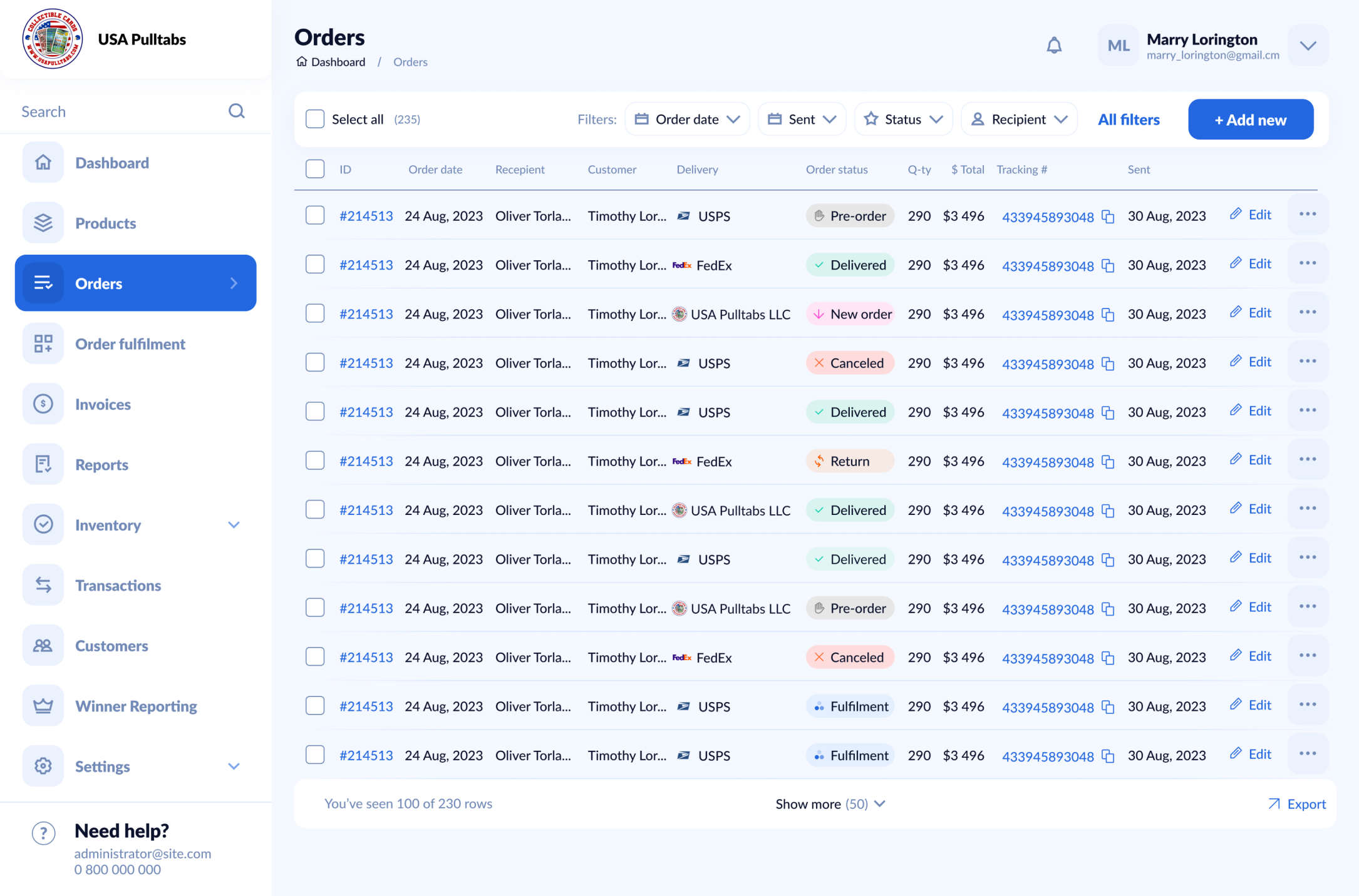 Web Platform Development for USA Pulltabs LLC - Picture №12