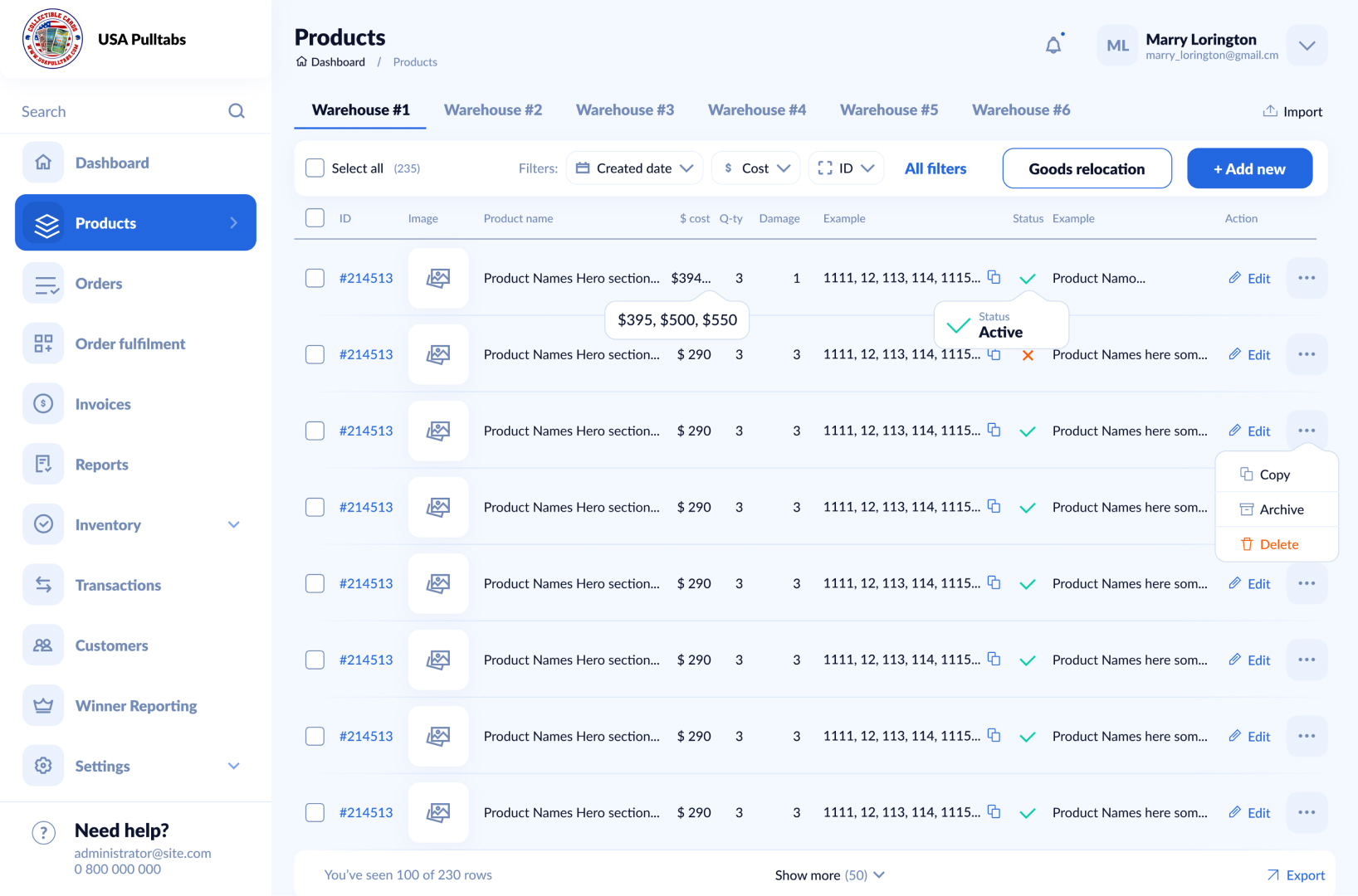 Web Platform Development for USA Pulltabs LLC - Picture №21