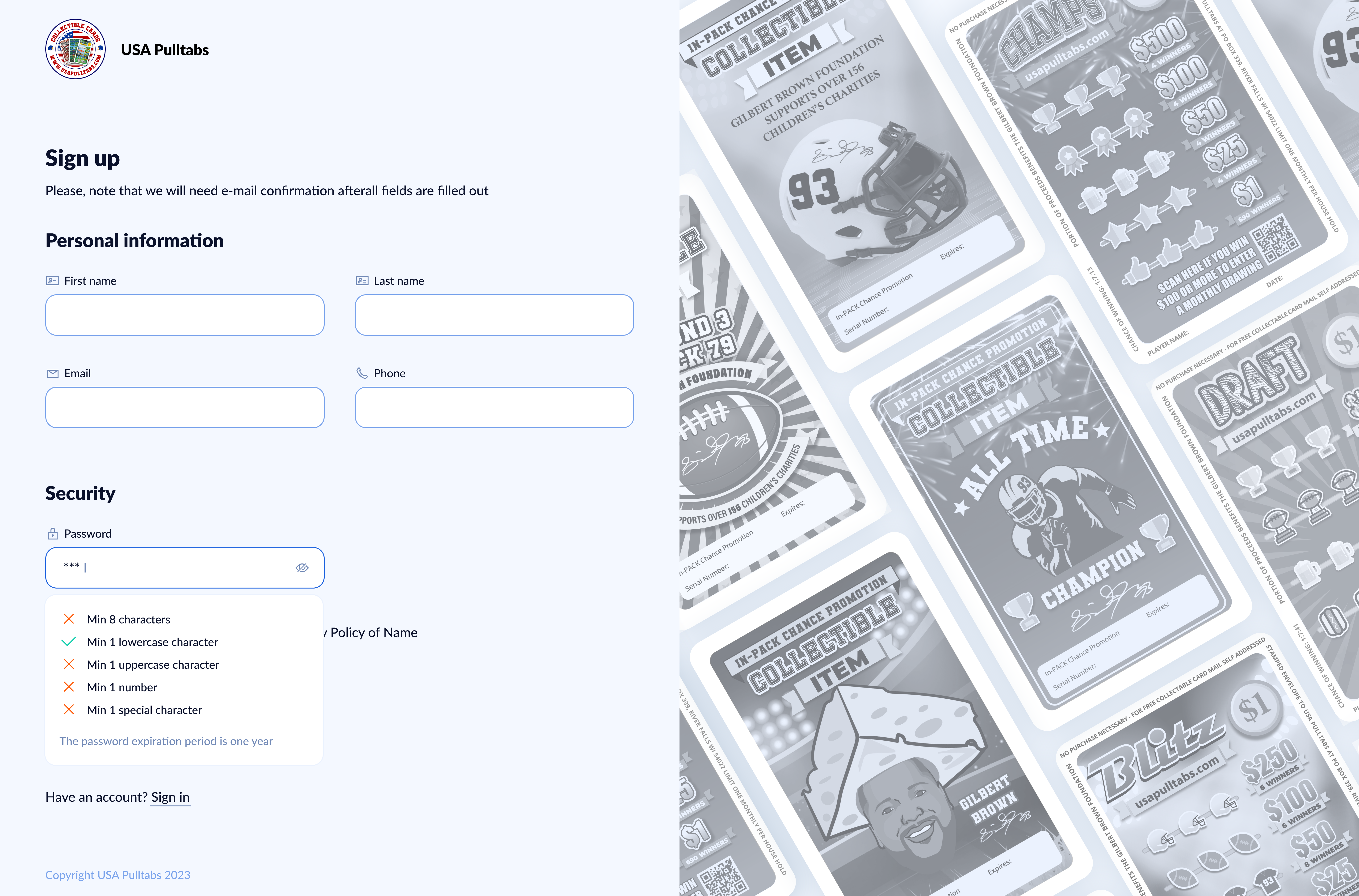 Web Platform Development for USA Pulltabs LLC - Picture №11
