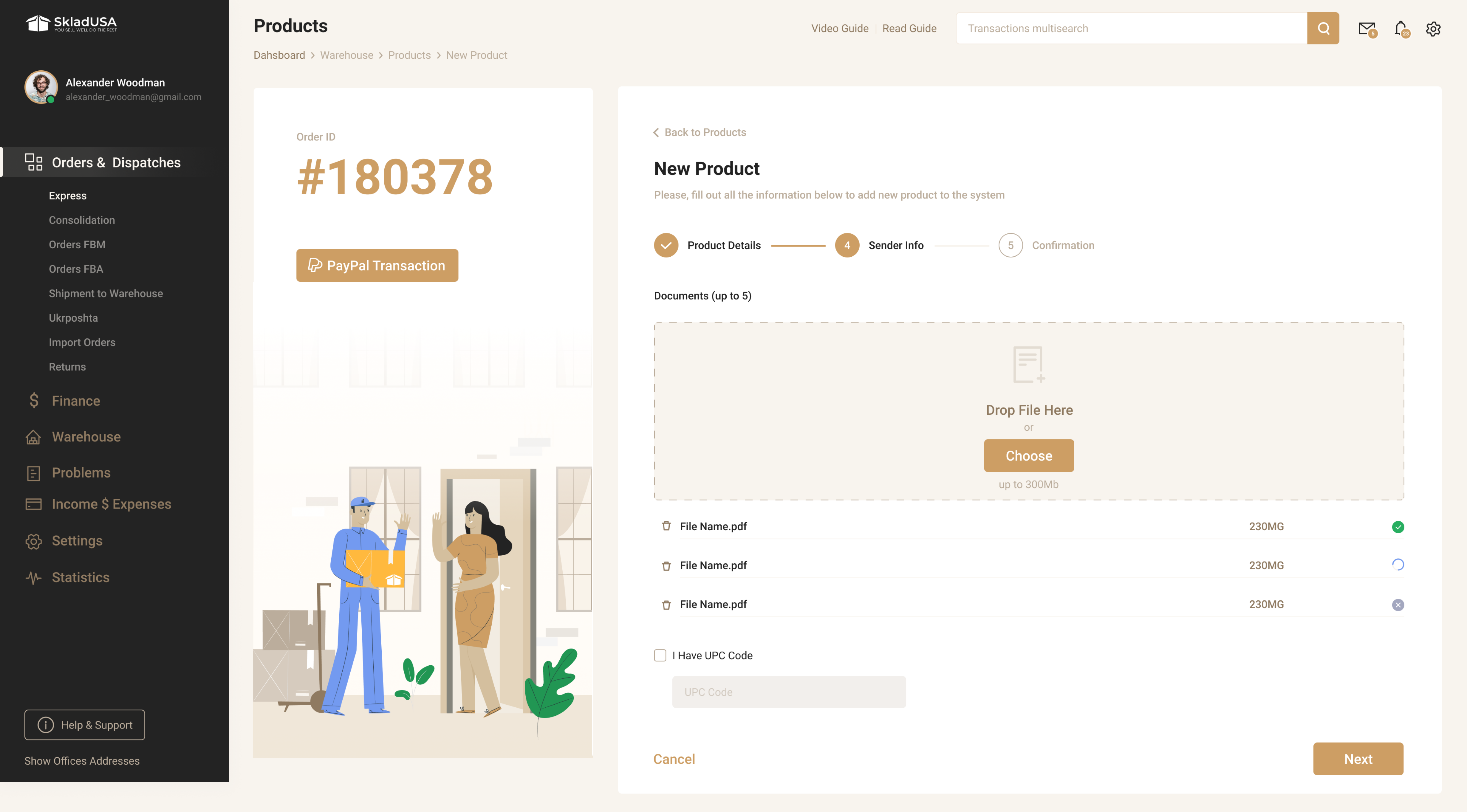 Custom CRM Solution for SkladUSA Logistics Company - Picture №38