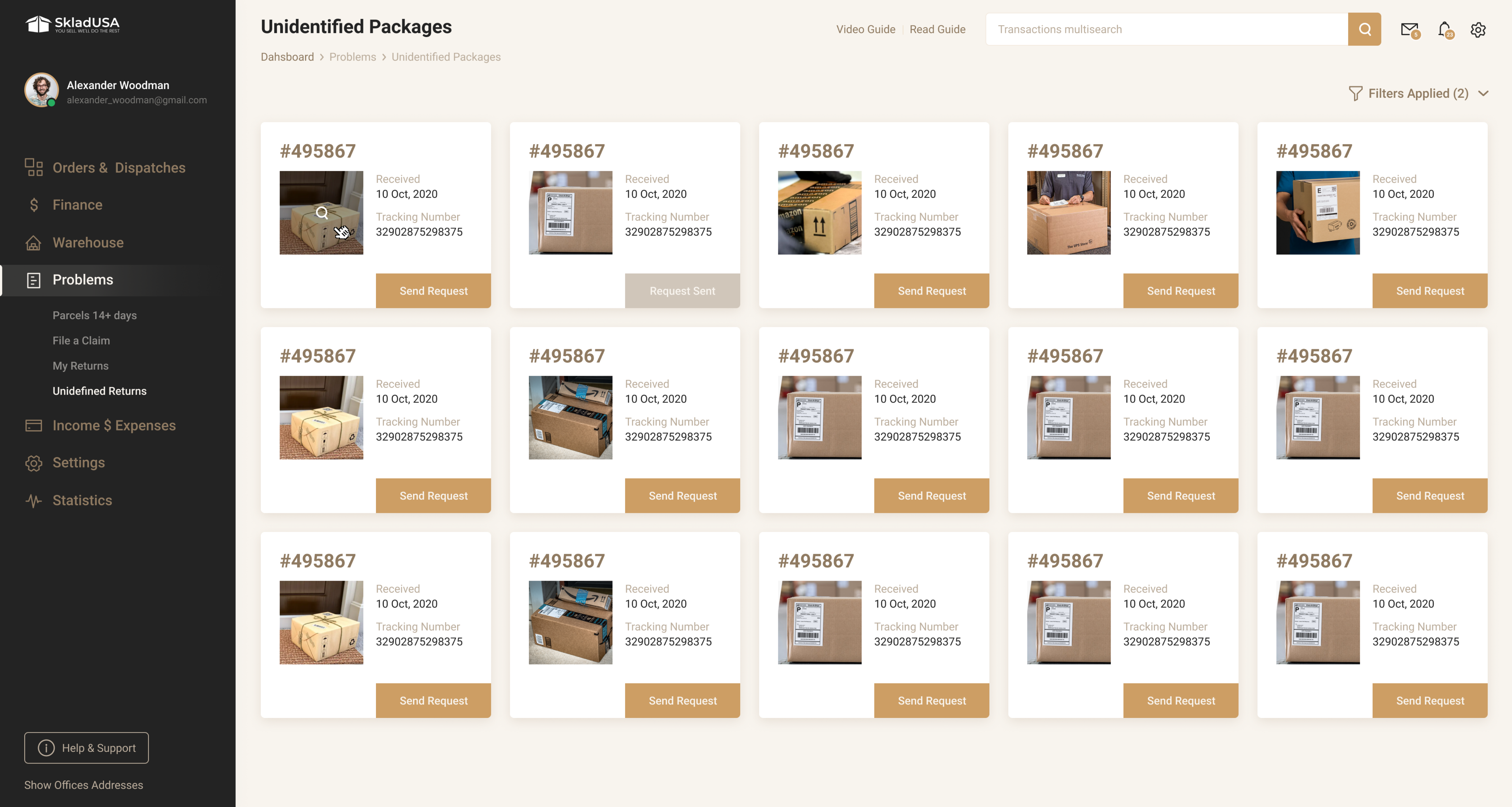 Custom CRM Solution for SkladUSA Logistics Company - Picture №40