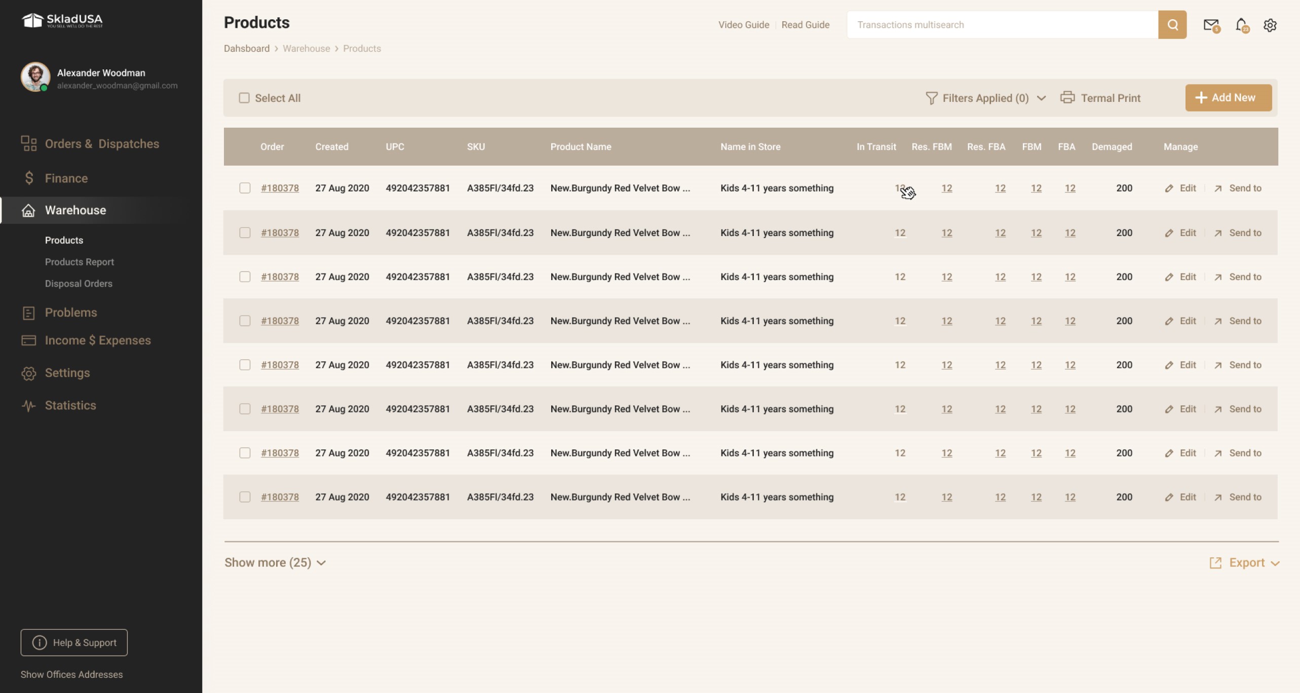 Custom CRM Solution for SkladUSA Logistics Company - Picture №19