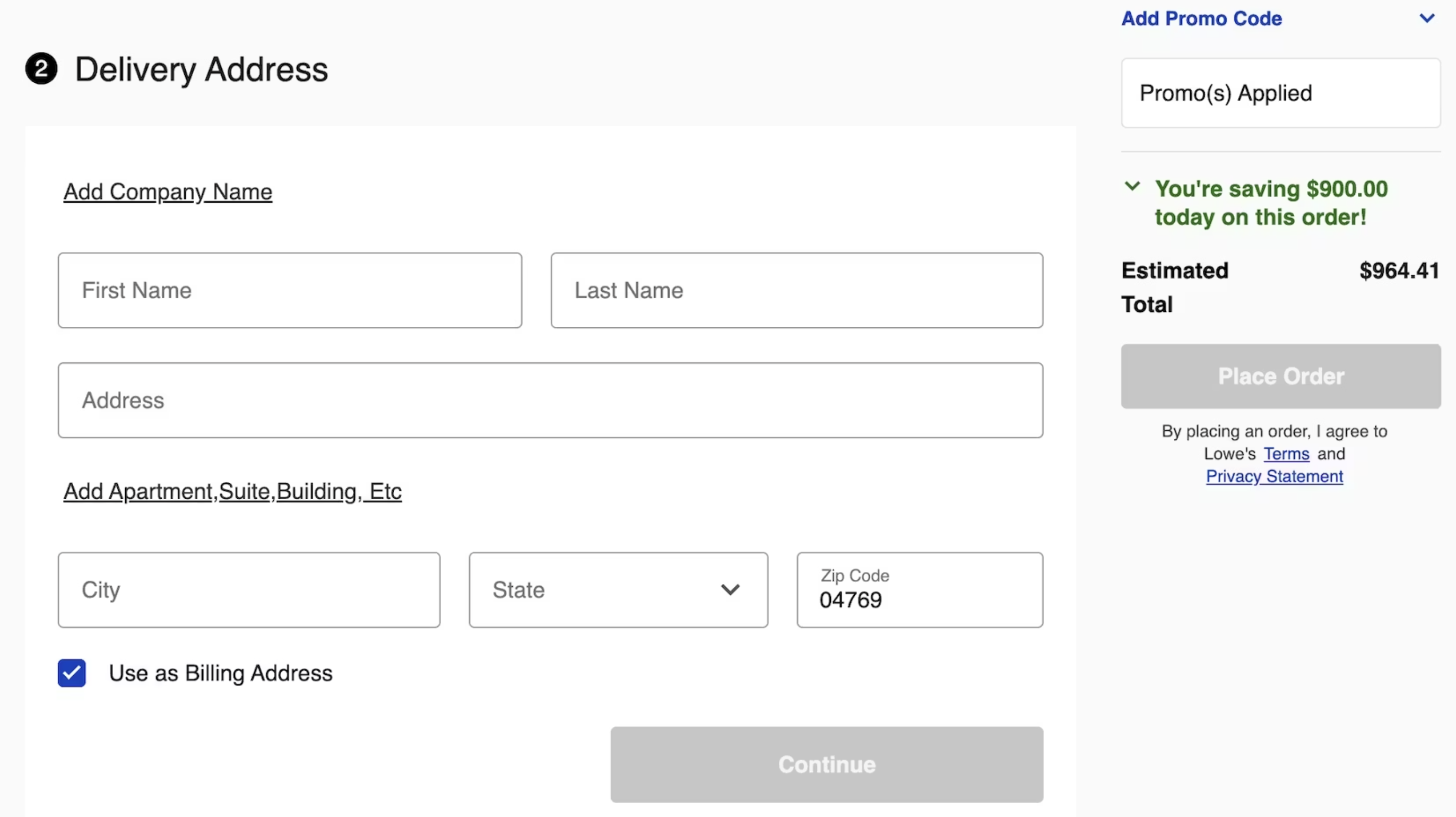 Make Online Shopping Easier: How UX Impacts Customer Loyalty and Sales - Picture №4 додаткові поля, які потрібні не всім користувачам